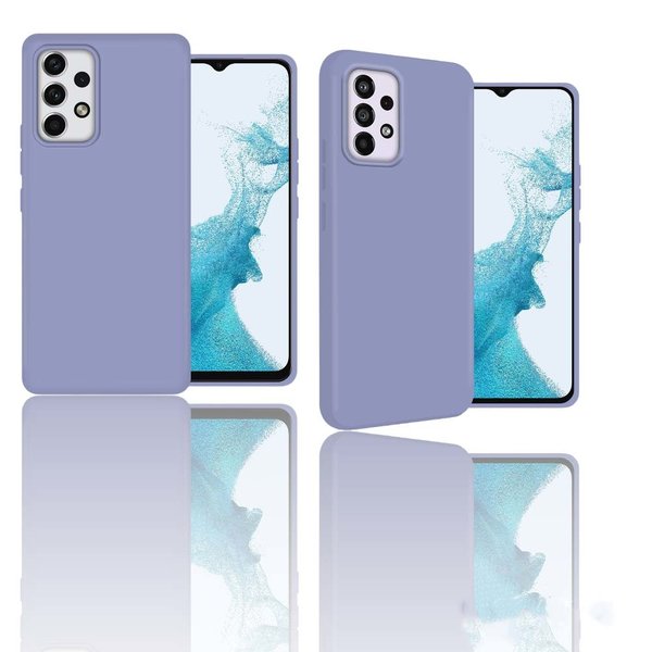 oTronica oTronica Hoesje Geschikt Voor Samsung Galaxy A33 hoesje Lila colour case - Hoesje Geschikt Voor Samsung Galaxy A33 5G Siliconen hoesje