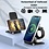 Merkloos 3-in-1 Draadloze Oplader 15W - Wireless charger - geschikt voor iPhone, iWatch & AirPods - Galaxy Buds - Apple - Samsung – Android