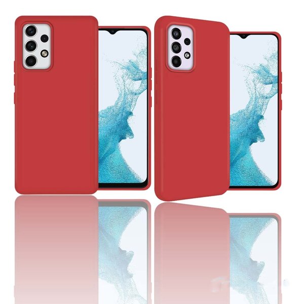 oTronica oTronica Hoesje Geschikt Voor Samsung Galaxy A33 hoesje Rood colour case - Hoesje Geschikt Voor Samsung Galaxy A33 5G Siliconen hoesje