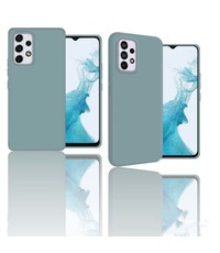 oTronica Samsung A33 5G siliconen Backcover hoesje Mint Groen