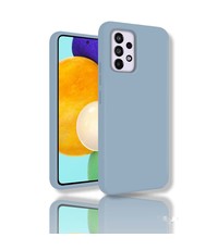 oTronica Samsung A53 siliconen Backcover hoesje Graniet Grijs