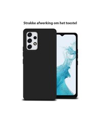 oTronica Samsung A53 siliconen Backcover hoesje Zwart