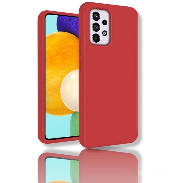 oTronica oTronica Hoesje Geschikt Voor Samsung Galaxy A53 hoesje liquid siliconen backcover - Rood