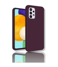 oTronica Samsung A53 siliconen Backcover hoesje Bordeaux Rood