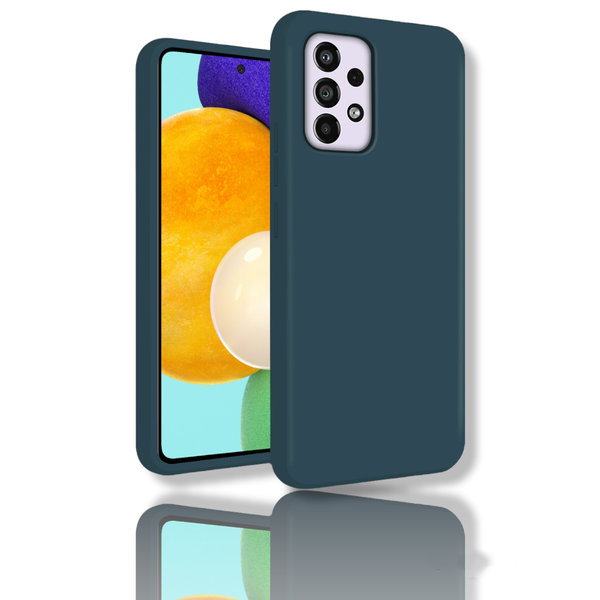 oTronica oTronica Hoesje Geschikt Voor Samsung Galaxy A53 hoesje - Siliconen hoesje - Donkergroen