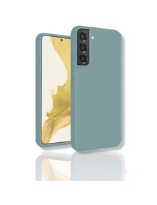 oTronica Samsung S22 Plus siliconen Backcover hoesje Mint Groen