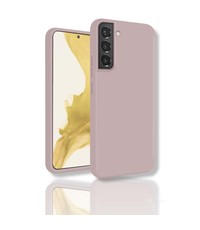 oTronica Samsung S22 Plus siliconen Backcover hoesje Licht Roze