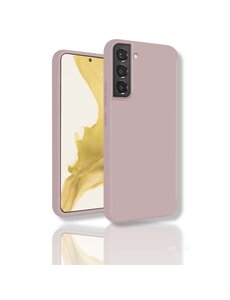 oTronica Samsung S22 Plus siliconen Backcover hoesje Licht Roze