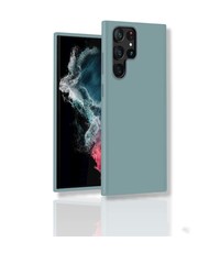 oTronica Samsung S22 Ultra siliconen Backcover hoesje Mint Groen