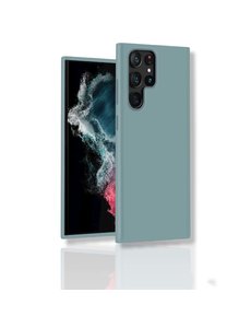 oTronica Samsung S22 Ultra siliconen Backcover hoesje Mint Groen