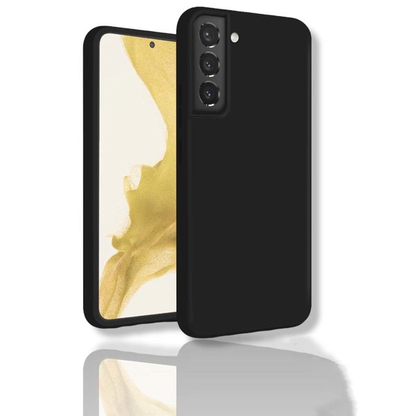 oTronica oTronica Hoesje Geschikt Voor Samsung Galaxy S22 backcover liquid siliconen hoesje - Zwart