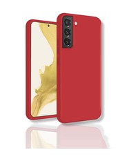 oTronica Samsung S22 siliconen Backcover hoesje Rood