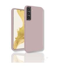 oTronica Samsung S22 siliconen Backcover hoesje Licht Roze