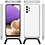 oTronica Hoesje Geschikt Voor Samsung Galaxy A72 hoesje met koord transparant Siliconen Zwart – A72 backcover – Hoesje Geschikt Voor Samsung Galaxy A72 case – oTronica koord hoesje Hoesje Geschikt Voor Samsung Galaxy