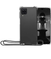 oTronica Samsung Galaxy A12 Hoesje Met Koord