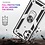 Ntech Hoesje Geschikt Voor Samsung Galaxy A13 4G Hoesje Hybrid Armor case Zliver - Hoesje Geschikt Voor Samsung Galaxy A13 4G hoesje kickstand Ring houder TPU backcover Anti-Shock hoesje - met screenprotector Galaxy A13 4G - 2 pack