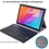 Ntech Samsung Tab A 10.1 inch 2019 SM-T510 / SM-T515  Keyboard hoes met toetsenbord Zwart - Samsung Book Case Hoes