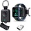 Ntech Draagbare USB C Apple iWatch Lader draadloze magnetisch horloge oplader X27 voor Apple Watchs Series 7/6/5//4/3/2/1/SE/ 44 en 42 mm, 1400 mAh Key Ring Magnetic wireless Charger
