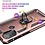 Ntech Hoesje geschikt voor Moto G71 hoes Hybrid Armor Anti-Shock hoesje Rose Goud - Hoesje geschikt voor Moto G71 Hoesje kickstand Ring houder cover TPU backcover hoesje