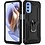 Ntech Hoesje geschikt voor Moto G41 / Hoesje geschikt voor Moto G31 hoesje Hybrid Armor Anti-Shock hoesje Zwart - Hoesje geschikt voor Moto G31 / G41 Hoesje kickstand Ring houder cover TPU backcover hoesje