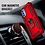 Ntech Hoesje geschikt voor Moto G41 / Hoesje geschikt voor Moto G31 hoesje Hybrid Armor Anti-Shock hoesje Rood - Hoesje geschikt voor Moto G31 / G41 Hoesje kickstand Ring houder cover TPU backcover hoesje