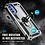 Ntech Hoesje geschikt voor Moto G41 / Hoesje geschikt voor Moto G31 hoesje Hybrid Armor Anti-Shock hoesje Zliver - Hoesje geschikt voor Moto G31 / G41 Hoesje kickstand Ring houder cover TPU backcover hoesje