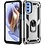 Ntech Hoesje geschikt voor Moto G41 / Hoesje geschikt voor Moto G31 hoesje Hybrid Armor Anti-Shock hoesje Zliver - Hoesje geschikt voor Moto G31 / G41 Hoesje kickstand Ring houder cover TPU backcover hoesje