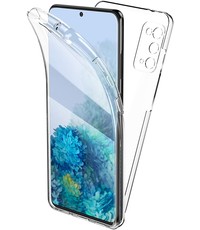 Ntech Samsung Galaxy A23 Transparant Siliconen Hoesje 360 graden beschermd