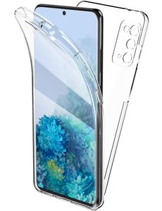 Ntech Samsung Galaxy A23 Transparant Siliconen Hoesje 360 graden beschermd