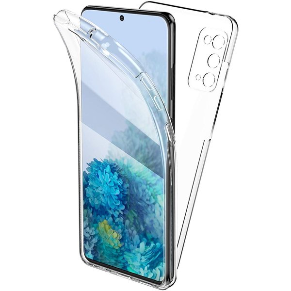 Ntech Samsung Galaxy A23 Transparant Siliconen Hoesje 360 graden beschermd Ntech - samsung a23 hoesje - hoesje A23 - backcover A23 - Samsung A23 backcover