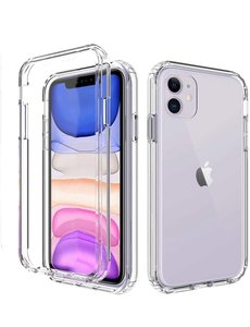 Ntech iPhone 11 Transparant Siliconen Hoesje 360 graden beschermd