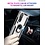Ntech Hoesje Geschikt Voor Samsung Galaxy Z Fold 3 5G hoesje Hybrid Armor Anti-Shock hoesje Zilver - Galaxy Z Fold 3 5G / Z Fold 3 Hoesje kickstand Ring houder cover TPU backcover hoesje