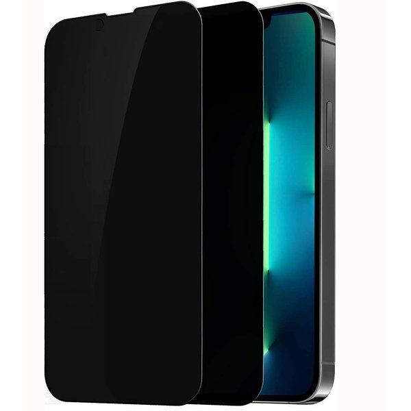 Ntech Privacy Screenprotector Geschikt voor iPhone 14 / 13 / 13 Pro / 16e Privacy Screenprotector Tempered glass - 2 Pack