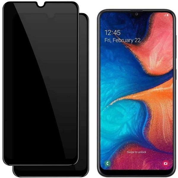 Ntech Screenprotector Geschikt voor Samsung Galaxy A30 / A30s Privacy Screenprotector 2Pack - A30 / A30s Privacy Screenprotector - Privacy Screenprotector Geschikt voor Samsung Galaxy A30 / A30s - Privacy Glas A30 / A30s - Privacy Screenprotecto