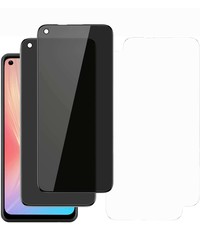 Ntech Samsung Galaxy A21s Privacy Screenprotector 2Pack