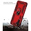 Ntech Hoesje Geschikt Voor Samsung Galaxy A13 5G hoesje Hybrid Armor Anti-Shock hoesje Rood - Galaxy A13 5G - A13 5G Hoesje kickstand Ring houder cover TPU backcover hoesje