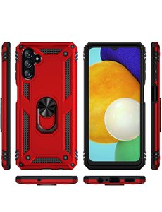 Ntech Samsung Galaxy A13 5G hoes Hybrid Armor Anti-Shock hoesje Rood