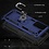 Ntech Oppo A16 hoesje Hybrid Armor Anti-Shock hoesje Blauw - Oppo A16 - A16 Hoesje kickstand Ring houder cover TPU backcover hoesje