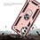 Ntech Hoesje Geschikt Voor Samsung Galaxy A13 4G hoesje Hybrid Armor Anti-Shock hoesje Rose Goud - Galaxy A13 4G - A13 4G Hoesje kickstand Ring houder cover TPU backcover hoesje