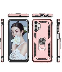 Ntech Samsung Galaxy A13 4G hoes Hybrid Armor Anti-Shock hoesje Rose Goud