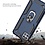 Ntech Hoesje Geschikt Voor Samsung Galaxy A22 5G hoesje Hybrid Armor Anti-Shock hoesje Blauw - Galaxy A22 5G - A22 5G Hoesje kickstand Ring houder cover TPU backcover hoesje