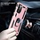 Ntech Hoesje Geschikt Voor Samsung Galaxy A02s hoesje Hybrid Armor Anti-Shock hoesje Rose Goud - Galaxy A02s / A02s Hoesje kickstand Ring houder cover TPU backcover hoesje