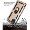 oTronica Hoesje Geschikt Voor Samsung Galaxy A12 5G Hoesje Armor Anti-shock Backcover Goud - Galaxy A12 5G - A12 5G Backcover kickstand Ring houder cover TPU backcover oTronica