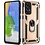 oTronica Hoesje Geschikt Voor Samsung Galaxy A73 5G Hoesje Armor Anti-shock Backcover Goud - Galaxy A73 5G - A73 5G Backcover kickstand Ring houder cover TPU backcover oTronica