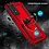 oTronica Hoesje Geschikt Voor Samsung Galaxy A73 5G Hoesje Armor Anti-shock Backcover Rood - Galaxy A73 5G - A73 5G Backcover kickstand Ring houder cover TPU backcover oTronica