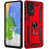 oTronica Hoesje Geschikt Voor Samsung Galaxy A73 5G Hoesje Armor Anti-shock Backcover Rood - Galaxy A73 5G - A73 5G Backcover kickstand Ring houder cover TPU backcover oTronica