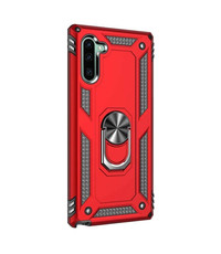 oTronica Samsung Galaxy A13 5G hoes Hybrid Armor Anti-Shock ringhouder Rood