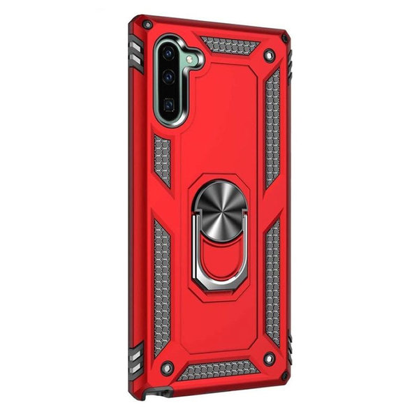 oTronica Hoesje Geschikt Voor Samsung Galaxy A13 5G Hoesje Armor Anti-shock Backcover Rood - Galaxy A13 5G - A13 5G Backcover kickstand Ring houder cover TPU backcover oTronica