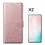 Ntech Hoesje Geschikt Voor Samsung Galaxy S20 FE 2022 hoesje bookcase Rose Goud - Galaxy S20 FE bookcase wallet case portemonnee hoesje - Hoesje Geschikt Voor Samsung Galaxy S20 Fe 2022 screenprotector / 2X tempered glass