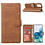 Ntech Hoesje Geschikt Voor Samsung Galaxy S20 FE 2022 hoesje bookcase Bruin - Galaxy S20 FE bookcase wallet case portemonnee hoesje - Hoesje Geschikt Voor Samsung Galaxy S20 Fe 2022 screenprotector / 2X tempered glass